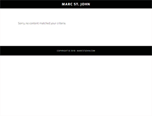 Tablet Screenshot of marcstjohn.com